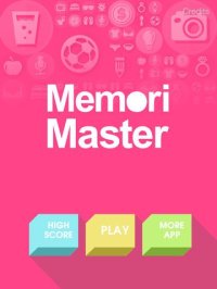 Cкриншот Are you the Memori Master ? - an app to train your short term memory in a fun & interesting way, изображение № 888654 - RAWG