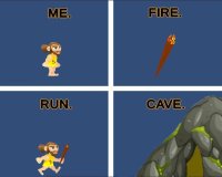 Cкриншот Me. Fire. Run. Cave., изображение № 2361566 - RAWG