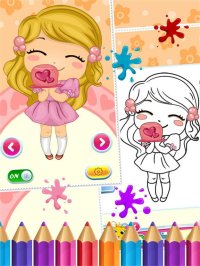 Cкриншот Sweet Little Girl Coloring Book Art Studio Paint and Draw Kids Game Valentine Day, изображение № 1632713 - RAWG