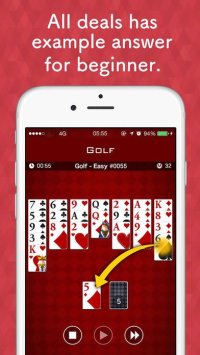 Cкриншот Golf Solitaire - Free Card Game, изображение № 1693970 - RAWG