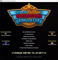 Cкриншот Elphie's Asteroid Destruction Simulator, изображение № 2256820 - RAWG