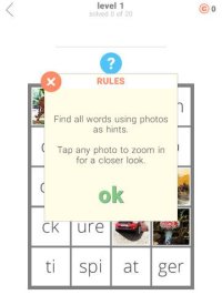Cкриншот 1 Pic 1 Clue: Word Search Game, изображение № 1599627 - RAWG