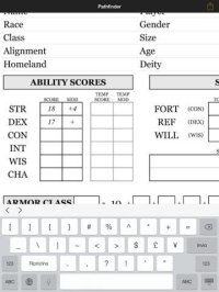 Cкриншот Real Sheet: Pathfinder + Dice Table, изображение № 2133246 - RAWG