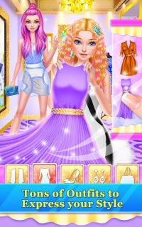 Cкриншот Hair Stylist Fashion Salon ❤ Rainbow Unicorn Hair, изображение № 1592863 - RAWG