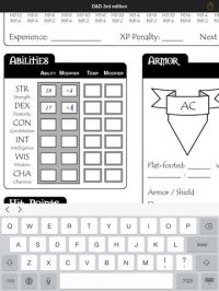Cкриншот Real Sheet: D&D 3.0 Edition + Dice Table, изображение № 1663758 - RAWG