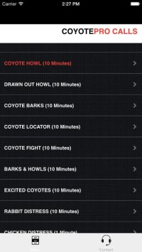 Cкриншот REAL Coyote Hunting Calls - Coyote Calls and Coyote Sounds for Hunting (ad free) BLUETOOTH COMPATIBLE, изображение № 1729313 - RAWG