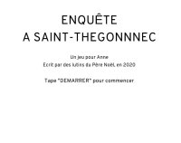 Cкриншот Enquête a Saint-Thegonnec, изображение № 2651331 - RAWG