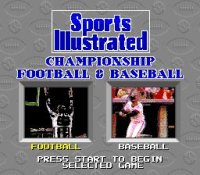 Cкриншот Sports Illustrated: Championship Football & Baseball, изображение № 752029 - RAWG