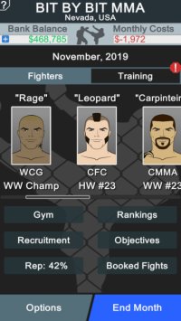 Cкриншот MMA Manager, изображение № 60386 - RAWG