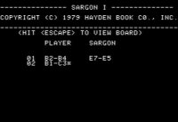 Cкриншот Sargon, изображение № 757113 - RAWG