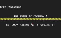 Cкриншот Sword of Fargoal (1982), изображение № 757676 - RAWG