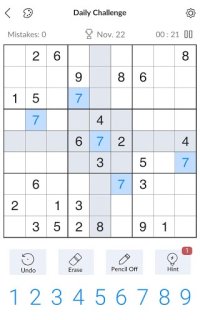 Cкриншот Sudoku - Free Classic Sudoku Puzzles, изображение № 2074771 - RAWG