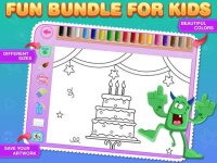 Cкриншот Coloring Bundle for Kids Free: Educational learning app with beautiful pages of Monsters, Pirates, Birthday and Fruits, изображение № 1601403 - RAWG