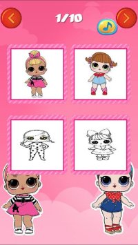 Cкриншот Dolls Coloring Book Lol, изображение № 1801329 - RAWG