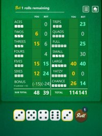 Cкриншот Yatzy Dice Game, изображение № 2036379 - RAWG