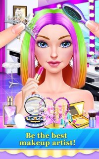 Cкриншот Hair Stylist Fashion Salon ❤ Rainbow Unicorn Hair, изображение № 1592862 - RAWG