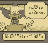 Cкриншот The Simpsons: Itchy & Scratchy in Miniature Golf Madness, изображение № 751968 - RAWG