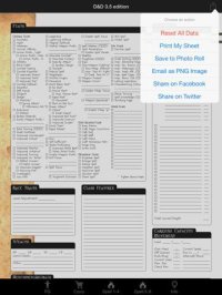 Cкриншот Real Sheet: D&D 3.5 Edition + Dice Table, изображение № 2133386 - RAWG