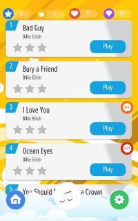 Cкриншот BILLIE EILISH Piano Tiles, изображение № 2093205 - RAWG