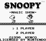 Cкриншот Snoopy's Magic Show, изображение № 751988 - RAWG