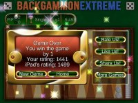 Cкриншот Backgammon Extreme Premium - Powerful, Beautiful, Social!, изображение № 892189 - RAWG