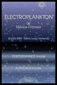 Cкриншот Electroplankton Marine-Crystals, изображение № 792709 - RAWG