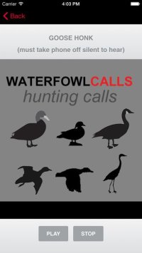 Cкриншот Waterfowl Hunting Calls - The Ultimate Waterfowl Hunting Calls App For Ducks, Geese & Sandhill Cranes - BLUETOOTH COMPATIBLE, изображение № 1729657 - RAWG