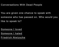 Cкриншот Conversations With Dead People, изображение № 2549034 - RAWG