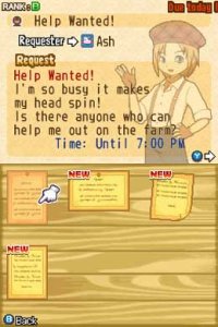 Cкриншот Harvest Moon DS: The Tale of Two Towns, изображение № 257423 - RAWG
