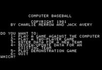Cкриншот Computer Baseball, изображение № 754353 - RAWG