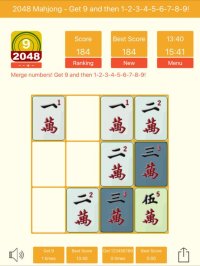 Cкриншот 2048 Mahjong - Get 9 and 1-9!, изображение № 1329844 - RAWG