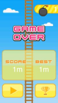 Cкриншот Pixel Man Climbing Ladder, изображение № 890556 - RAWG