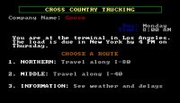 Cкриншот Cross Country Trucking - MS DOS, изображение № 2431877 - RAWG