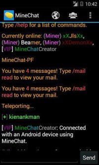 Cкриншот MineChat, изображение № 2078886 - RAWG