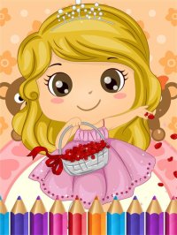 Cкриншот Sweet Little Girl Coloring Book Art Studio Paint and Draw Kids Game Valentine Day, изображение № 1632709 - RAWG