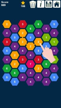 Cкриншот Hexa Merge Puzzles: Match 3 Hexa Puzzles, изображение № 2641816 - RAWG