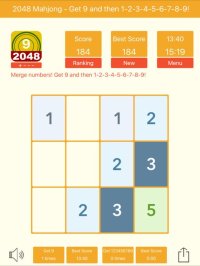 Cкриншот 2048 Mahjong - Get 9 and 1-9!, изображение № 1329842 - RAWG