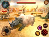 Cкриншот Rhino Africa Simulator: Wild Animal Survival Game, изображение № 977190 - RAWG