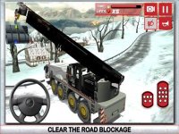 Cкриншот Snow Truck Driver Simulator 3D – Drive the big crane and clear up ice from frozen road, изображение № 917485 - RAWG