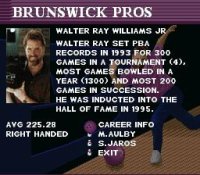 Cкриншот Brunswick World: Tournament of Champions, изображение № 761345 - RAWG
