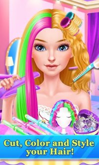 Cкриншот Hair Stylist Fashion Salon ❤ Rainbow Unicorn Hair, изображение № 1592855 - RAWG