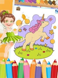 Cкриншот Little Unicorn Colorbook Drawing to Paint Coloring Game for Kids, изображение № 1632913 - RAWG
