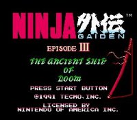 Cкриншот Ninja Gaiden III: The Ancient Ship of Doom (1991), изображение № 737134 - RAWG