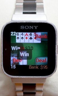 Cкриншот Blackjack for SmartWatch, изображение № 1350360 - RAWG