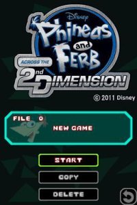 Cкриншот Phineas and Ferb: Across the 2nd Dimension (DS), изображение № 1709715 - RAWG
