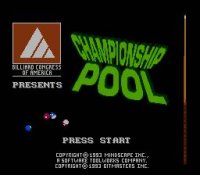 Cкриншот Championship Pool, изображение № 735037 - RAWG