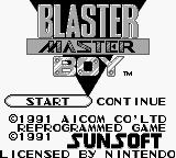 Cкриншот Blaster Master Jr., изображение № 751145 - RAWG