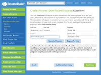 Cкриншот Resume Maker for Windows, изображение № 138483 - RAWG