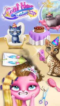 Cкриншот Cat Hair Salon Birthday Party - Kitty Haircut Care, изображение № 1591925 - RAWG