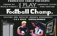 Cкриншот Football Champ, изображение № 748434 - RAWG